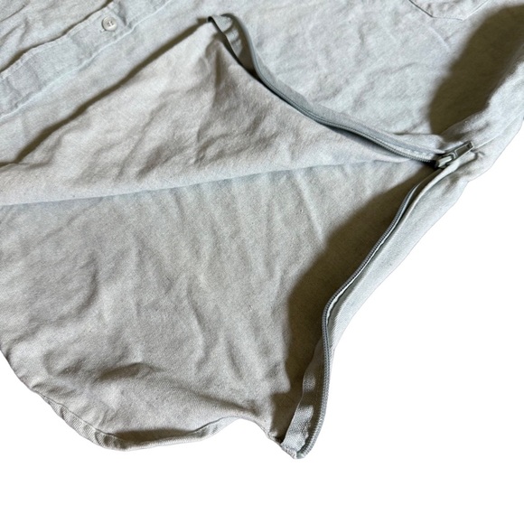 NWOT EPTM MENS LIGHT BLUE BUTTON DOWN CASUAL LONG SLEEVE SHIRT SIZE MEDIUM - Picture 6 of 9